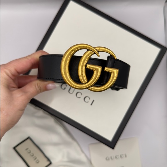 Gucci GG Marmont Leather belt - Picture 1 of 6